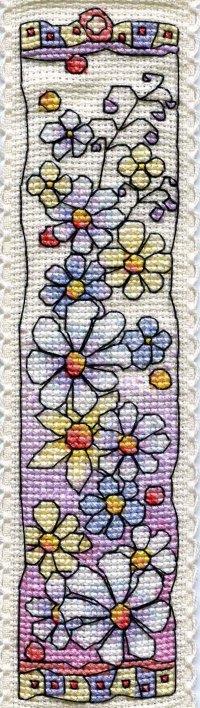 Flower Meadow Bookmark - Click for larger image